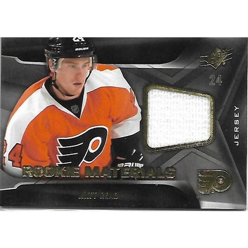 2011-12 Upper Deck SPx Matt Read Rookie Materials Jersey BB PHI