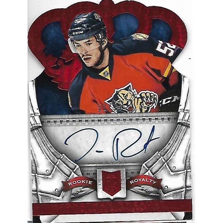 2013-14 Panini Crown Royale Jonathan Rheault Rookie Royalty Red /99 BB FLA