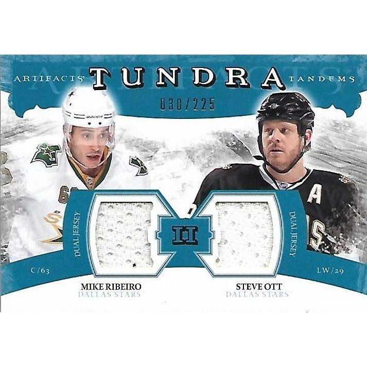 2011-12 Upper Deck Artifacts Mike Ribeiro Steve Ott Tundra Tandems Jersey /225 BB OTT