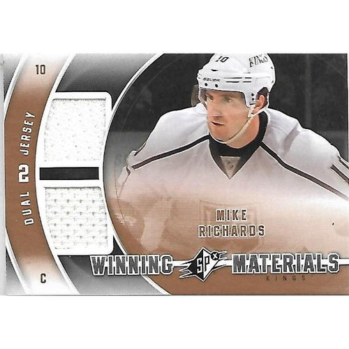2011-12 Upper Deck SPx Mike Richards Winning Materials Jersey BB LAK