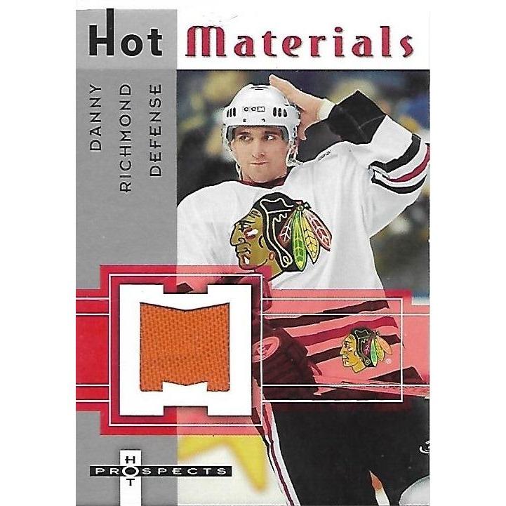 2005-06 Fleer Hot Prospects Danny Richmond Hot Materials Jersey BB CHI