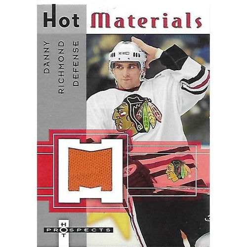 2005-06 Fleer Hot Prospects Danny Richmond Hot Materials Jersey BB CHI