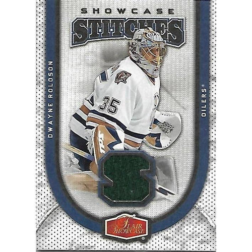 2006-07 Flair Showcase Dwayne Roloson Stitches Jersey BB EDM