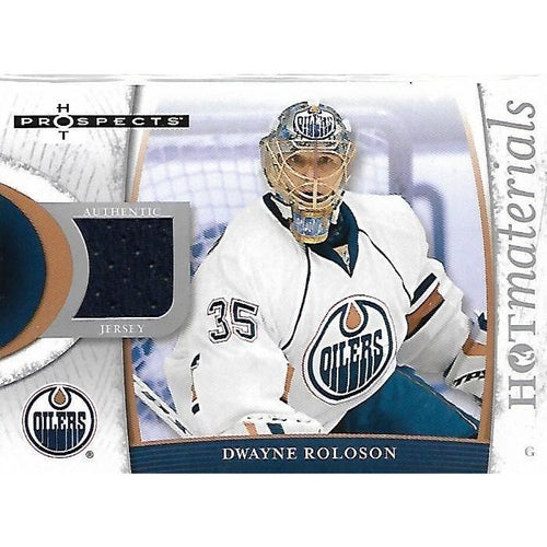 2007-08 Fleer Hot Prospects Dwyane Roloson Hot Materials Jersey BB EDM