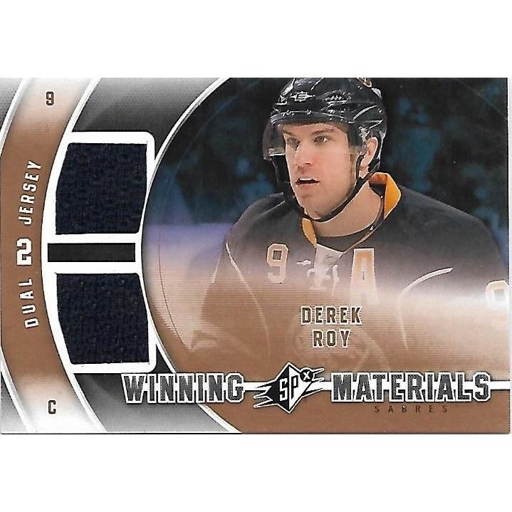 2011-12 Upper Deck SPx Derek Roy Winning Materials Jersey BB BUF