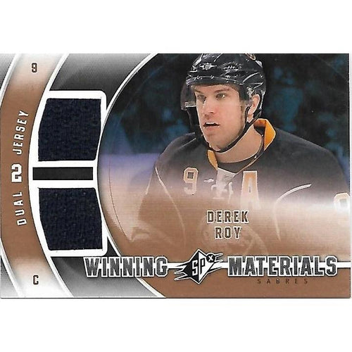 2011-12 Upper Deck SPx Derek Roy Winning Materials Jersey BB BUF