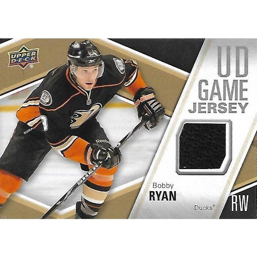 2011-12 Upper Deck Bobby Ryan Game Jersey BB ANA