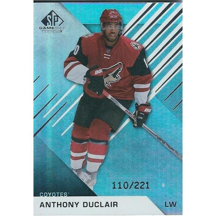 2016-17 SP Game Used Anthony Duclair Player Age Parallel /221 ARI