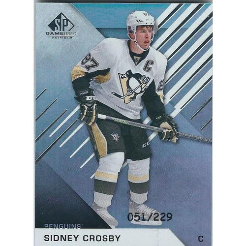 2016-17 SP Game Used Sidney Crosby Player Age Parallel /229 PIT