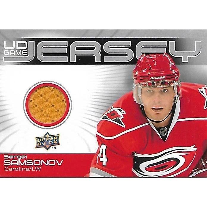 2010-11 Upper Deck Sergei Samsonov Game Jersey BB CAR