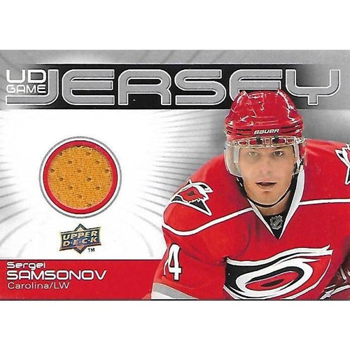2010-11 Upper Deck Sergei Samsonov Game Jersey BB CAR