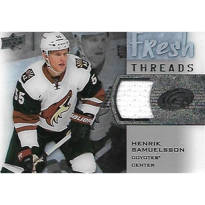 2015-16 Upper Deck Ice Henrik Samuelsson Fresh Threads Jersey BB ARI