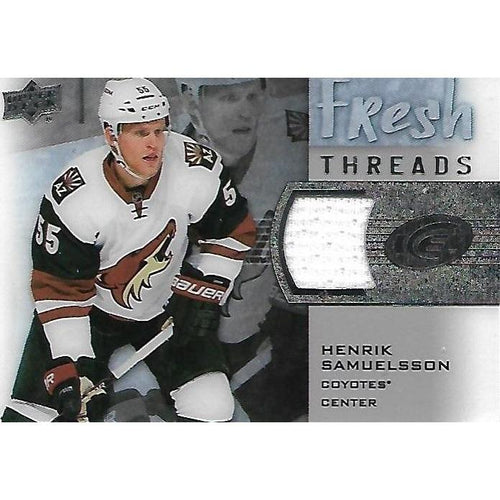 2015-16 Upper Deck Ice Henrik Samuelsson Fresh Threads Jersey BB ARI