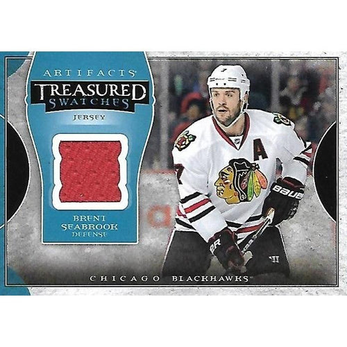 2015-16 Artifacts Brent Seabrook Treasured Swatches Jersey BB CHI