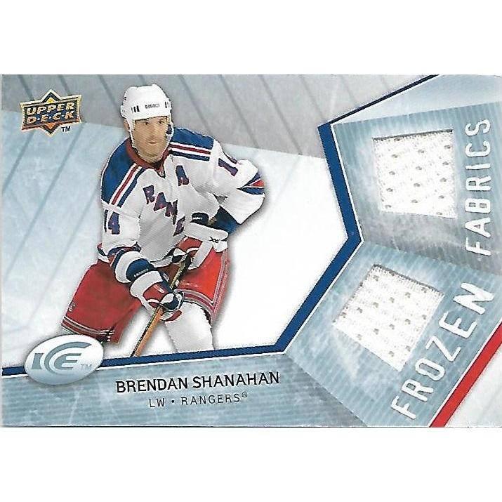 2008-09 Upper Deck Ice Brendan Shanahan Frozen Fabrics Jersey BB NYR