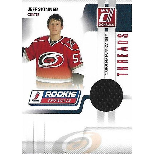 2010-11 Panini Donruss Jeff Skinner Rookie Showcase Threads Jersey /250 BB CAR