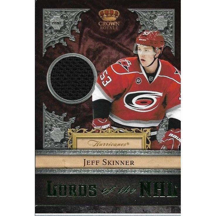 2011-12 Crown Royale Jeff Skinner Lords of the NHL Jersey BB CAR