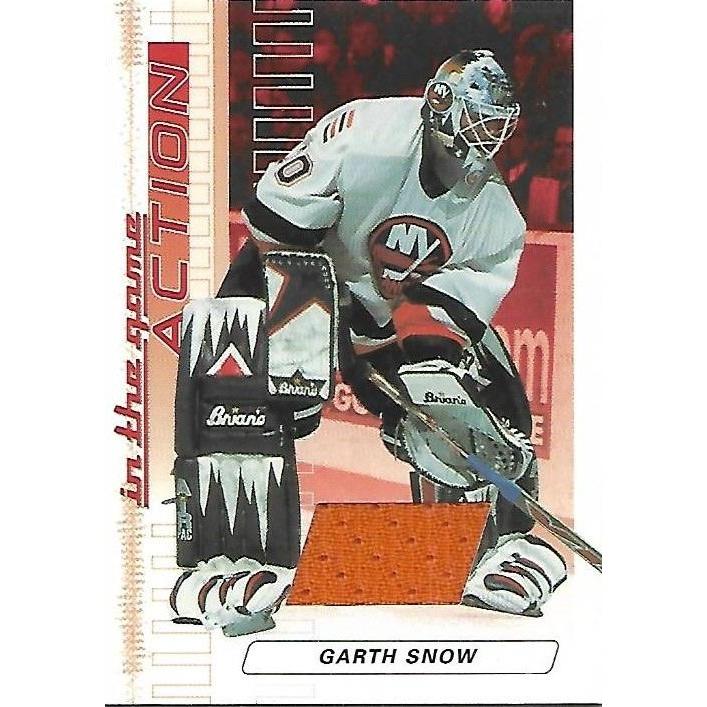 2003-04 ITG In The Game Action Garth Snow Jersey /500 BB NYI