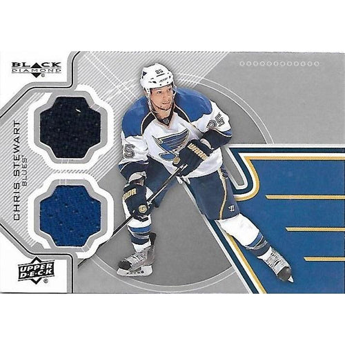 2012-13 Upper Deck Black Diamond Chris Stewart Jersey BB STL