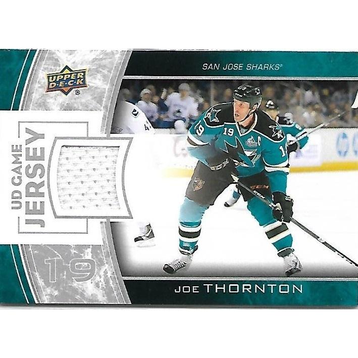 2013-14 Upper Deck Joe Thornton Game Jersey BB SJS