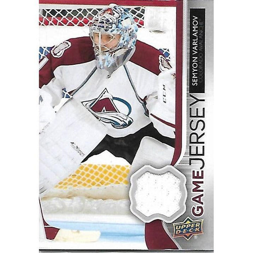 2014-15 Upper Deck Semyon Varlamov Game Jersey BB COL