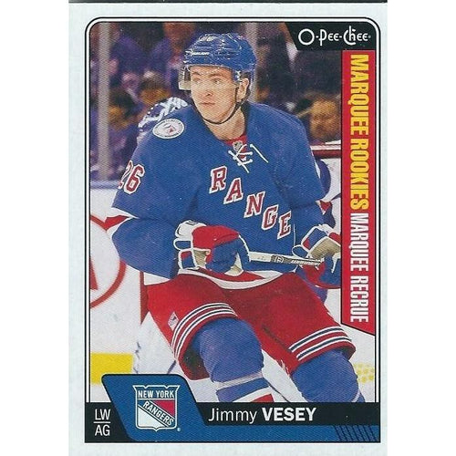 2016-17 OPC O-Pee-Chee Jimmy Vesey Marquee Rookie #684 NYR