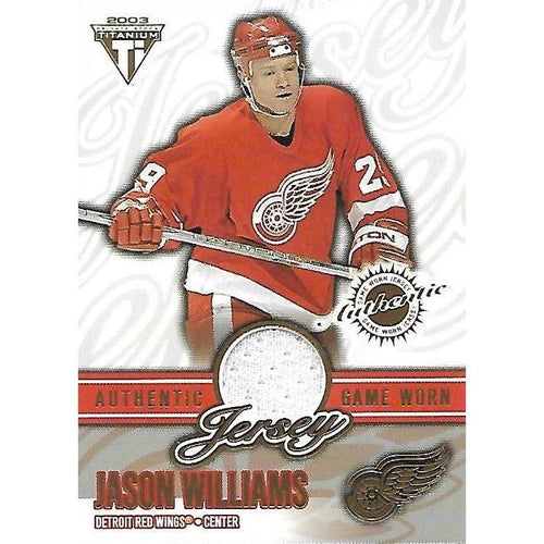 2002-03 Pacific Private Stock Titanium Jason Williams Jersey /1270 BB DET